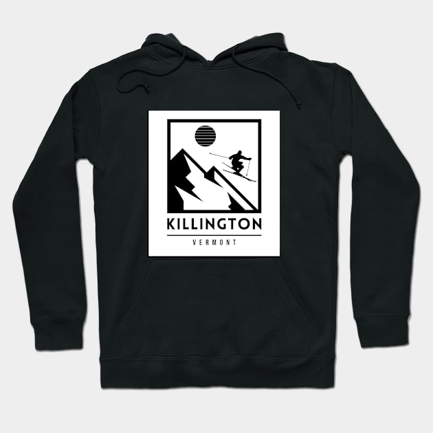 Killington Vermont United states ski Hoodie by UbunTo